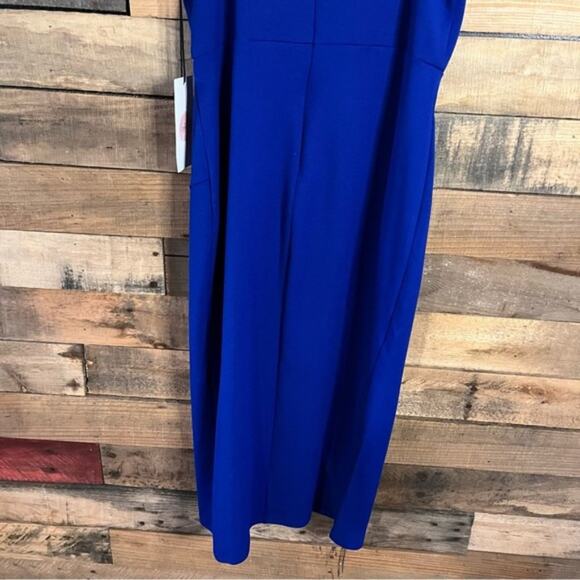 Crystal Sky Blue Feather Dress Size Medium - Picture 9 of 11